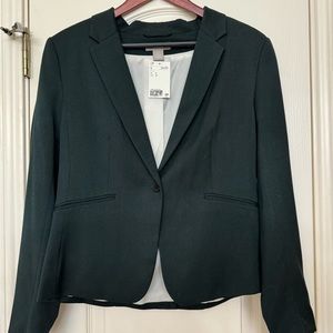 Blazer NWT. Deep emerald green. Size 10